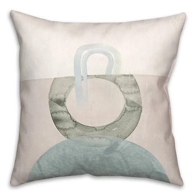Chic Urban Abstract II 18" x 18" Throw Pillow