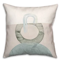 Chic Urban Abstract II 18" x 18" Throw Pillow
