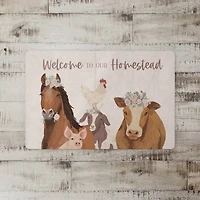 Welcome to Our Homestead 27" x 18" Floor Mat