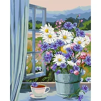 Crafting Spark Chamomile Flower Painting by Numbers Kit