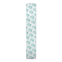 Sea Turtles With Paint Splatter Indoor/Outdoor Table Runner