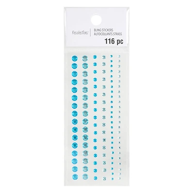 Turquoise Rhinestone Stickers by Recollections™