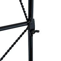 Glitzhome® 3.5ft Yellow Metal Wind Spinner Yard Stake