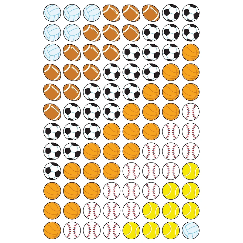 Trend Enterprises® Sports Balls superShapes® Stickers, 800ct.