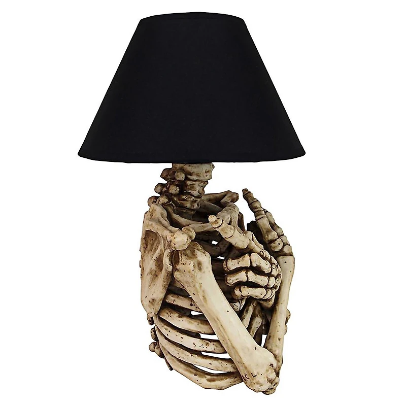 Design Toscano 14.5" Rest in Pieces Gothic Skeleton Table Lamp