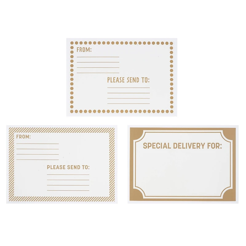 Kraft & White Address Labels by Celebrate It™