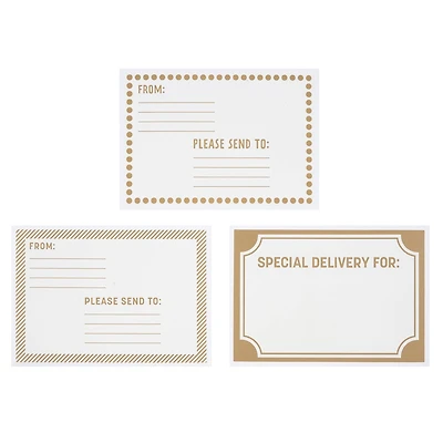 Kraft & White Address Labels by Celebrate It™