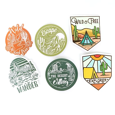 Desert Vinyl Die Cut Stickers by Recollections™