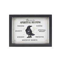 7.75" Raven Spiritual Meaning Tabletop Sign by Ashland®
