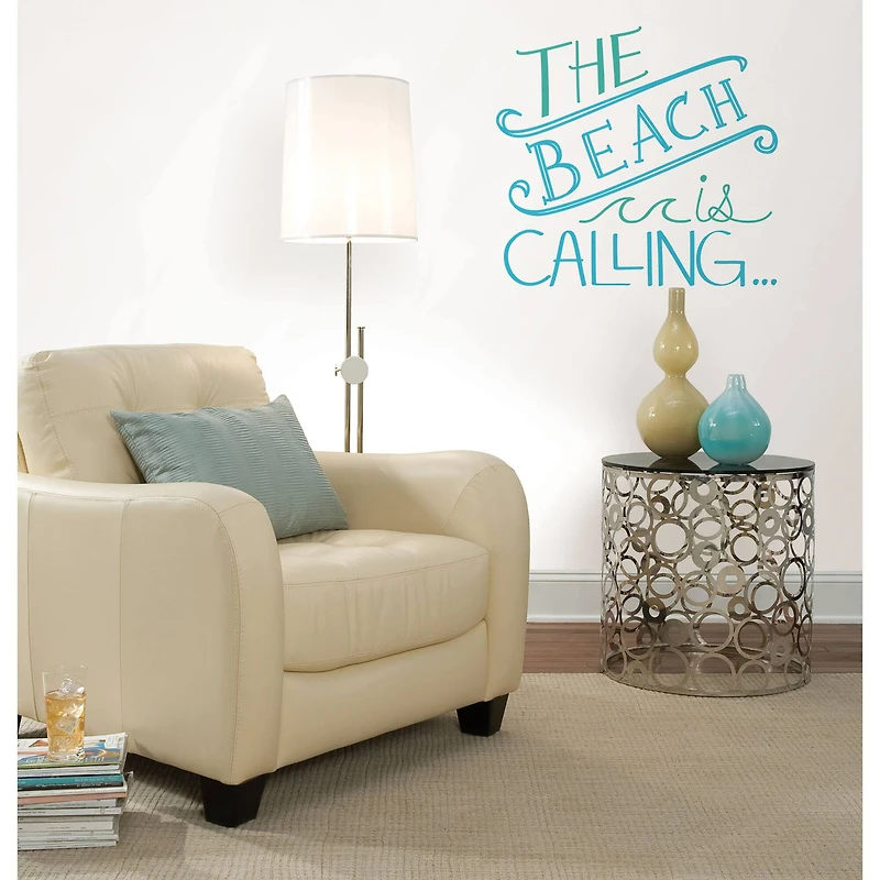 WallPops Beach is Calling Wall Quote