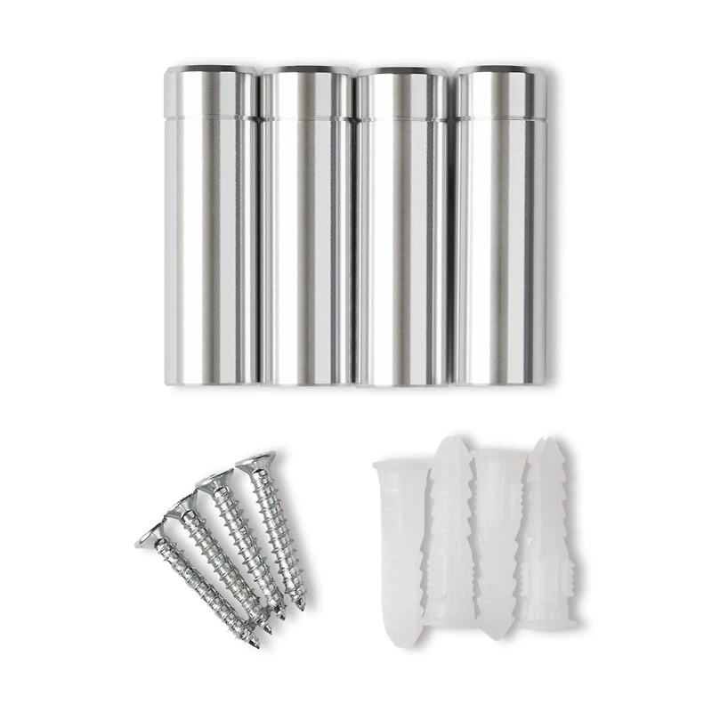 Wexel Art 12" x 12'' Acrylic Floating Frame for Album Covers with Silver Hardware