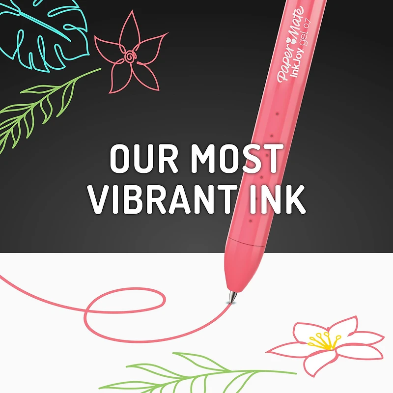 Paper Mate® InkJoy® Medium Point Bright 10 Color Retractable Gel Pen Set