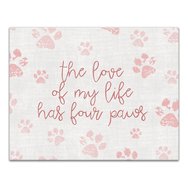 Love Of My Life 11" x 14" Canvas Wall Art