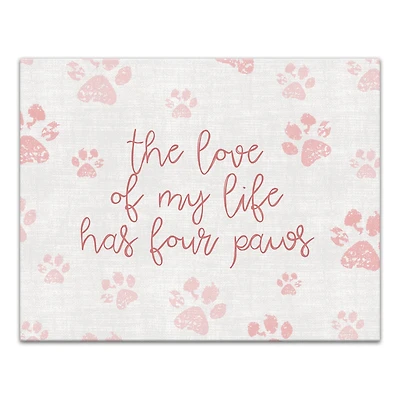 Love Of My Life 11" x 14" Canvas Wall Art