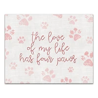 Love Of My Life 11" x 14" Canvas Wall Art