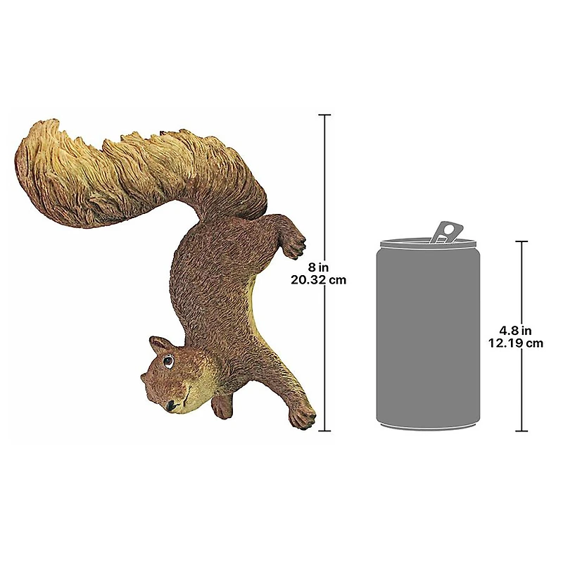 Design Toscano 8" Simone the Squirrel Hanging Sculpture
