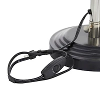 34" Black Metal Industrial Table Lamp