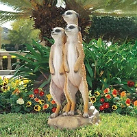 Design Toscano 26" The Meerkat Gang Sculpture