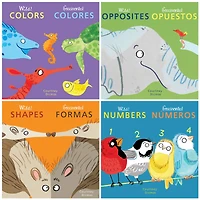 Child's Play Wild! Concepts Bilingual Board Books, Set of 4