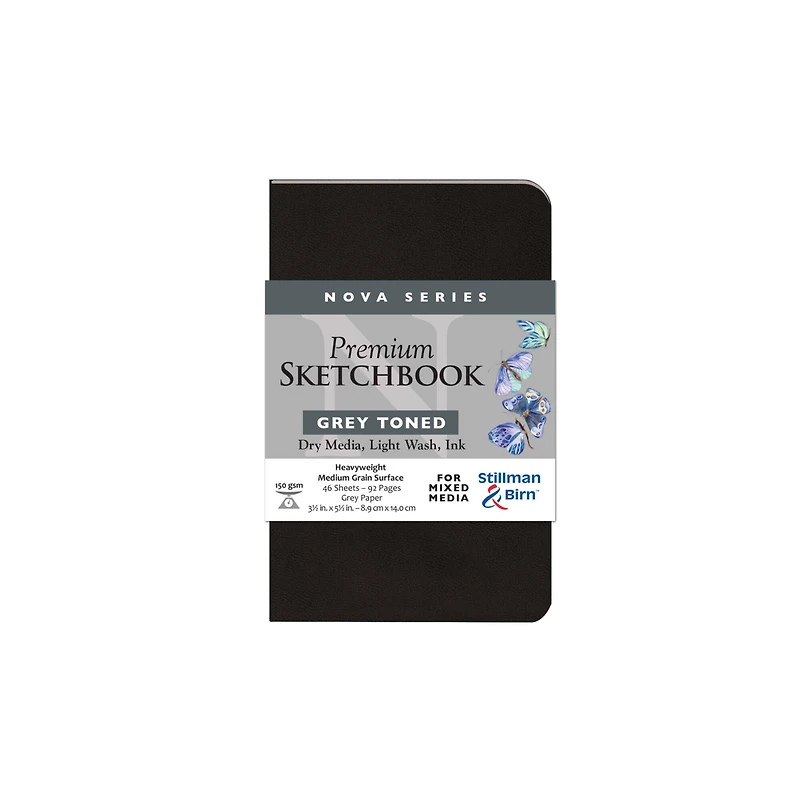 Stillman & Birn® Nova Series Gray Toned Softcover Mixed Media Premium Sketchbook