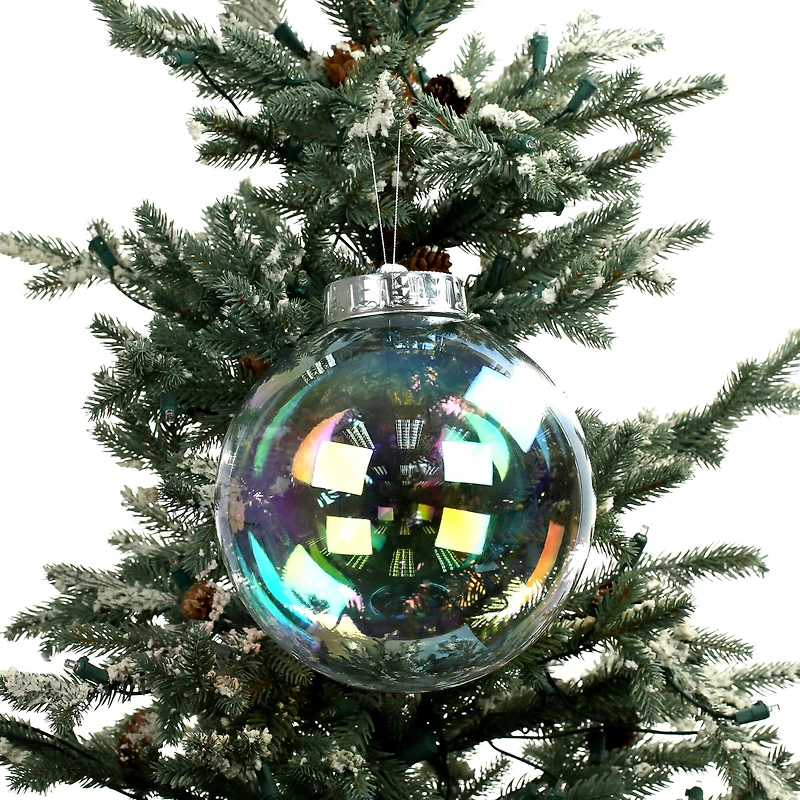 8" DIY Iridescent Plastic Ball Ornament by Make Market®