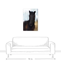 Dark Horse 24" x 36" Canvas Wall Art