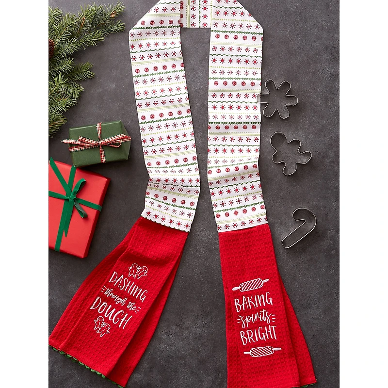 DII® Holiday Kitchen Towel Scarf