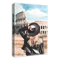 Women Coliseum Painterly Canvas Wall Art