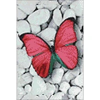 Crafting Spark Diamond Painting Kit Wizardi Pink Butterfly