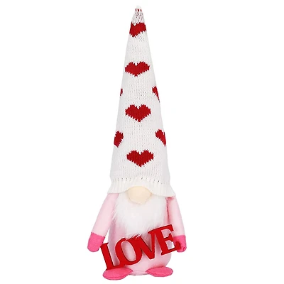Santa's Workshop 14" Love Gnome Decoration