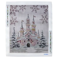 16" x 20" Pink Castle Diamond Art Kit by Make Market®