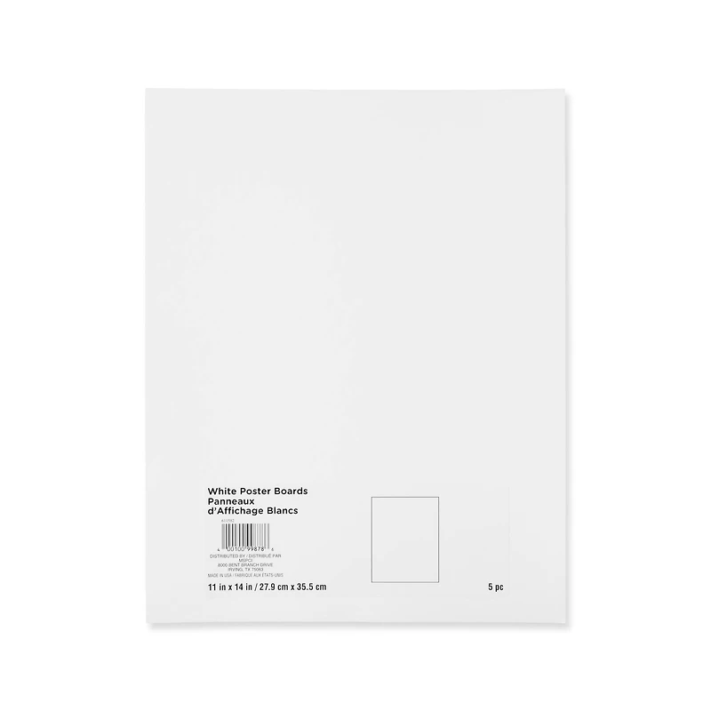 24 Pack: 11" x 14" White Poster Board by Creatology™