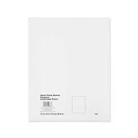 24 Pack: 11" x 14" White Poster Board by Creatology™