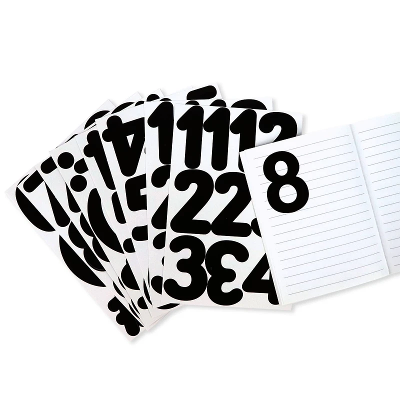 Rounded Number Stickers by Recollections