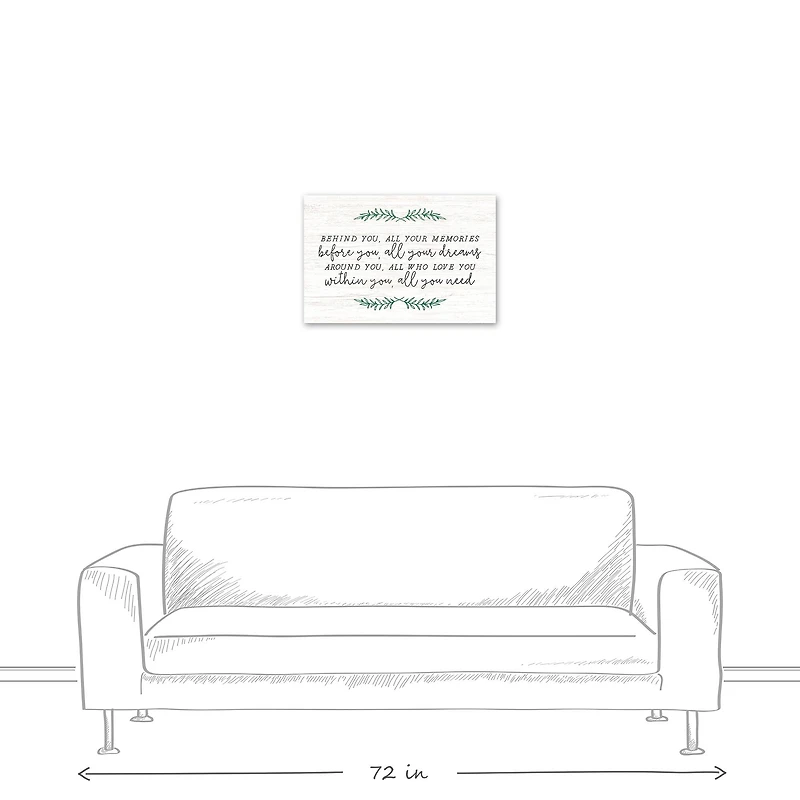 All You Need 24" x 16" Canvas Wall Art