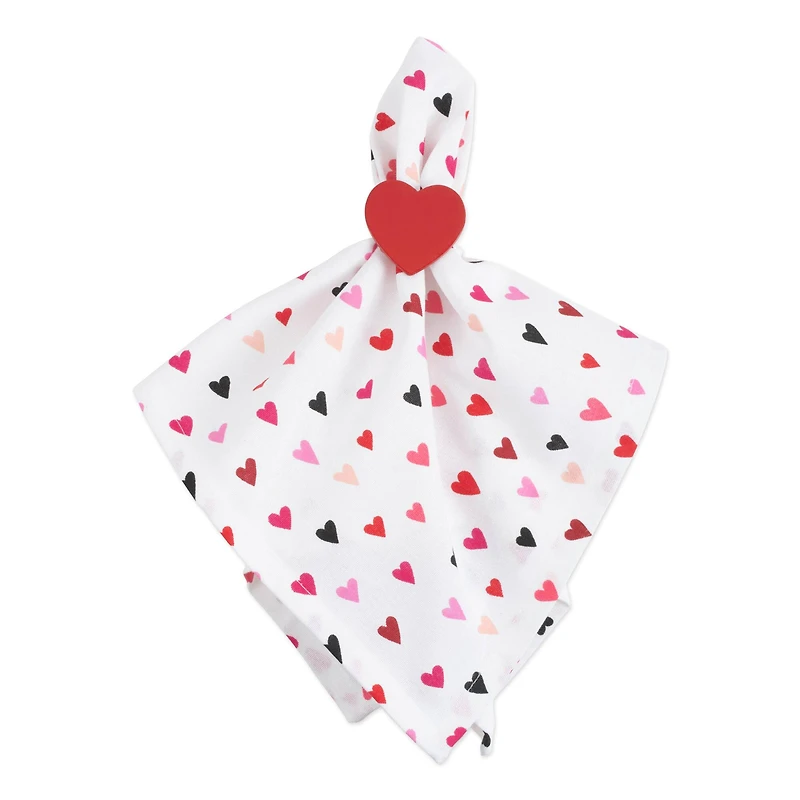DII® Confetti Hearts Print Napkins, 6ct.