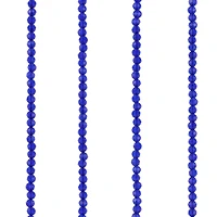 Blue Faceted Glass Round Beads, 2.8mm by Bead Landing™