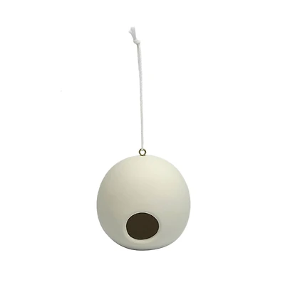 Mini Round Ceramic Birdhouse by Make Market®