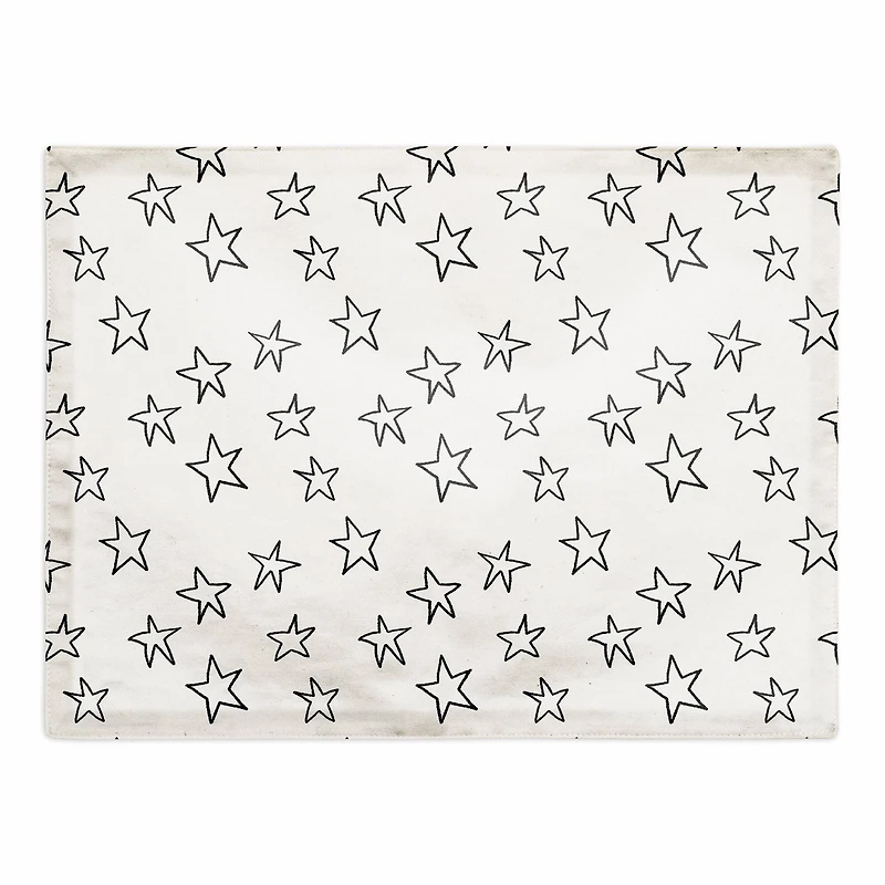 Simple Star Pattern Cotton Twill Placemat