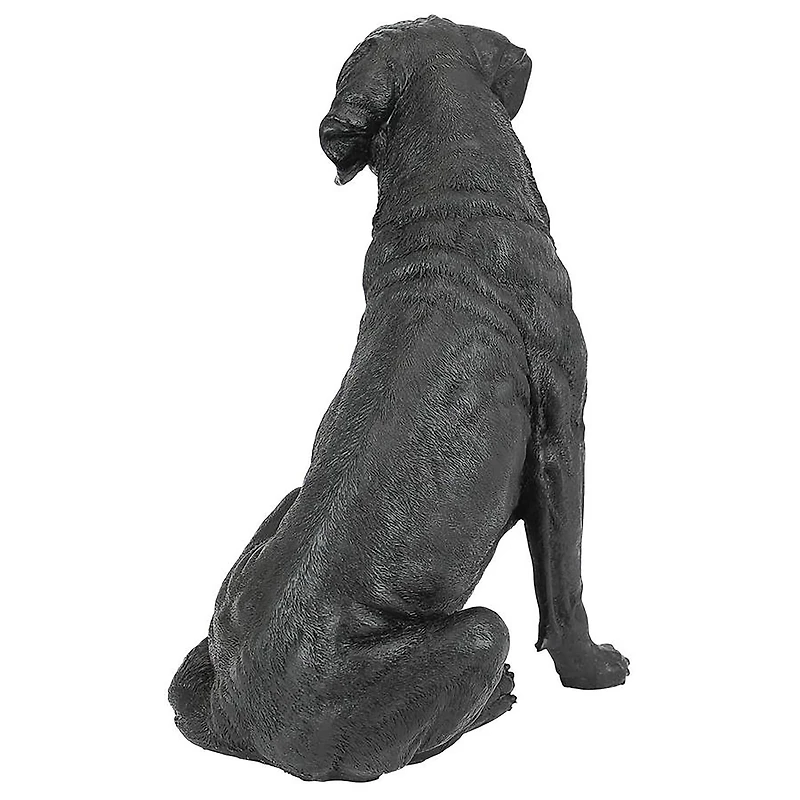 Design Toscano Black Labrador Retriever Dog Statue