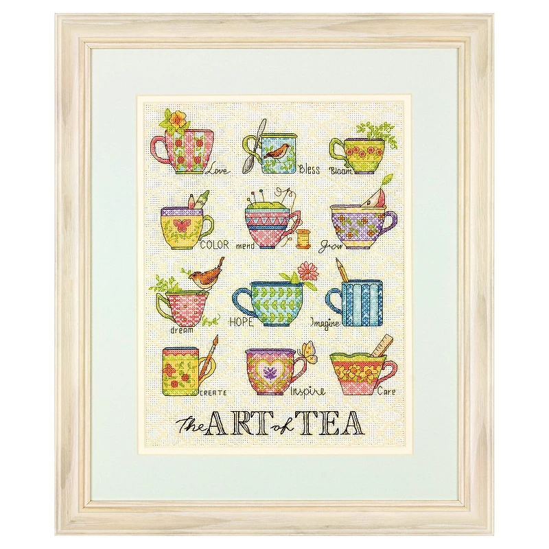 Dimensions® Counted Cross Stitch Kit, The Art of Tea