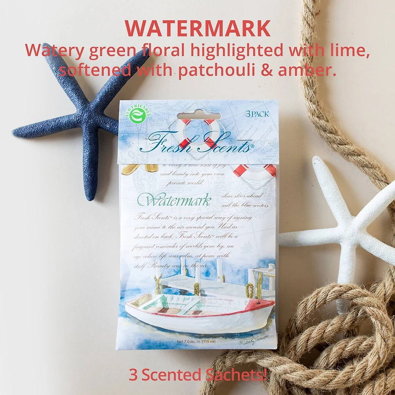 Willowbrook® Fresh Scents™ Watermark Fragrance Sachets