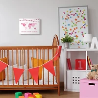 Stupell Industries World Is Yours to Explore World Map Wall Art