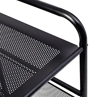 Honey Can Do Black 4-Drawer Rolling Cart