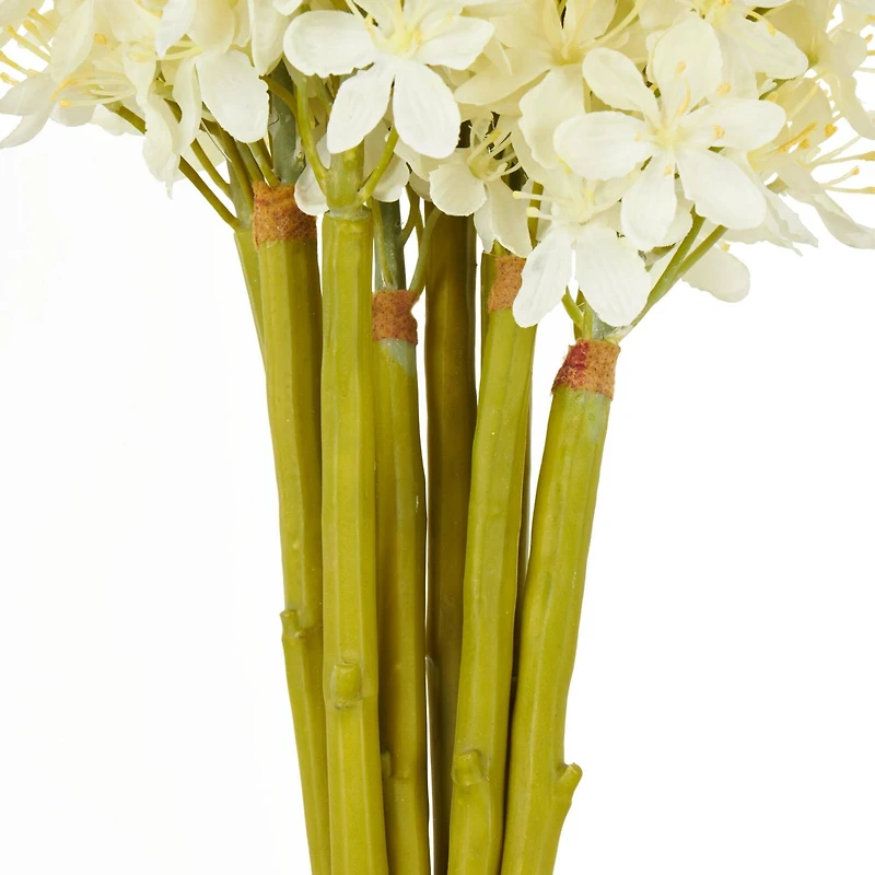 34" White Eremurus Artificial Flower Stem, 8ct.