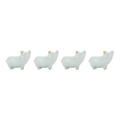 6" Chic Pig Planters, 4ct.