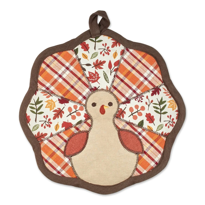 Thanksgiving Holiday Gobble Turkey Potholder Gift Set
