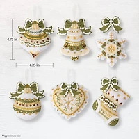 Bucilla® Holiday Glitz Felt Ornament Kit