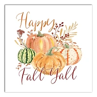 Happy Fall Y'all Canvas Wall Art