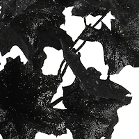 32" Black Glitter Maple Leaves Stem by Ashland®